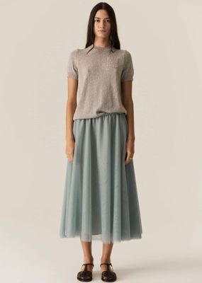 Pol Pax Lurex Tee - Stone