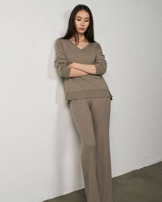 Aleger Flaen V-Neck Pulloer
