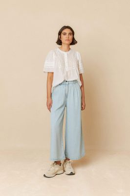 Indi &amp; Cold Denim Effects Pants