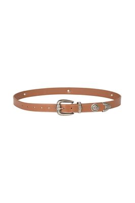 Lollys Laundry Bark Leather Belt - Brown