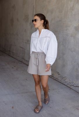 Alexandra Everett Blouse - White