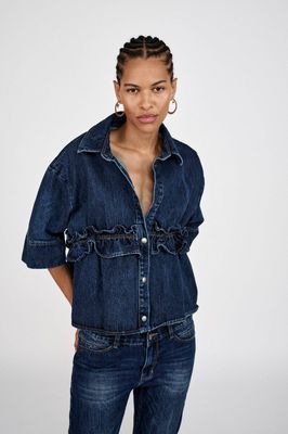 Rabens Saloner Paige Denim Shirt Jacket