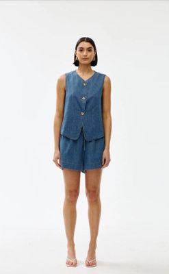 Kinney Camille Vest - Denim