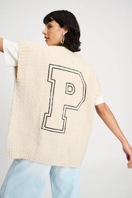 Pom Amsterdam Le Blanc Cardigan/Vest