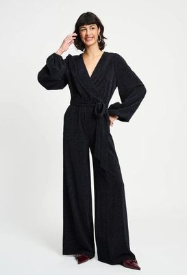 Pom Amsterdam Glitter Noir Jumpsuit
