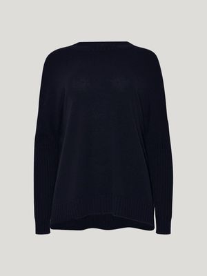 Caroline Sills Franke Cashmere Weekender - French Navy