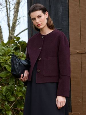 Caroline Sills Emiko Wool Jacket - Black