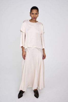 Rabens Saloner Nienna Blouse - Crystal Grey