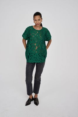 Rabens Saloner Enia Tee - Green (available in black also)