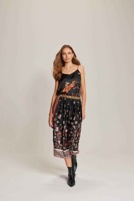 ME 369 Vanessa Midi Skirt - Rodeo