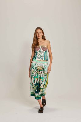 ME 369 Vanessa Midi Skirt - Sporty Jade