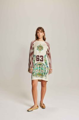 Me 369 Alani Boat Neck Mini Dress