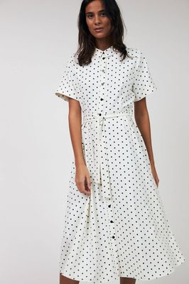 Lollys Laundry Blake Midi Dress - Dot Print