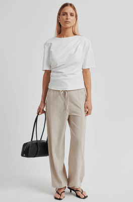 Second Female Ulina Drape Tee - White