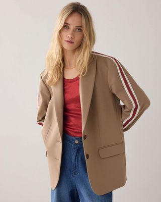 Summum Tape Blazer - Beige