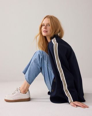 Summum Tape Blazer - Navy