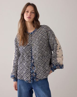 Summum Jacquard Jacket - Blue