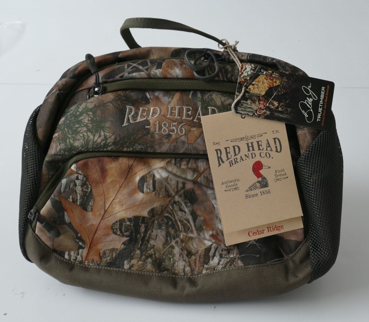 RedHead Camo Lumbar Fanny Pack Hunting Hiking Fishing Camping Waist Bag Red  Head