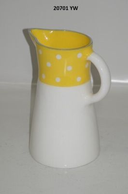 Jug with Yellow and White Spots