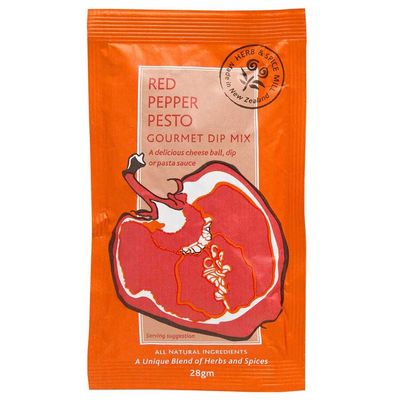 Red Pepper Pesto Gourmet Dip Sachet