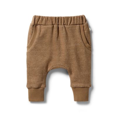 Organic French Terry Slouch Pant - Dijon