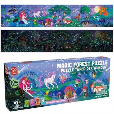 Hape 200pc Magic Forest Puzzle Glowing