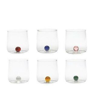 Bilia Shot Glasses - Assorted Set of 6 - 100ml