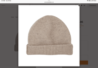 100% Wool Baby Hat