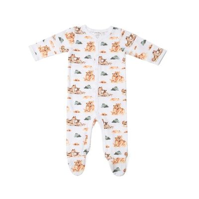 Lion Cotton Babygrow