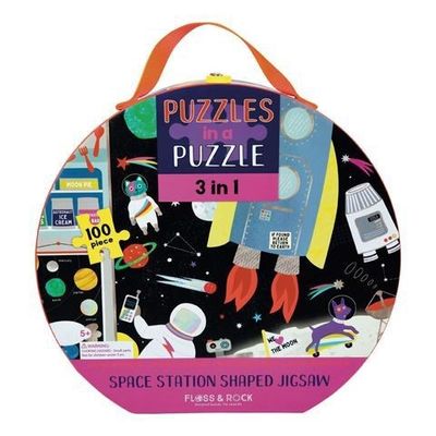 100pc Space 3 in 1 Puzzle