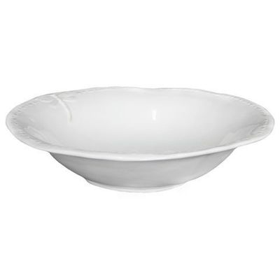 Small White Dragonfly Ceramic Salad Bowl