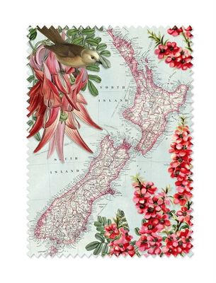 Map of NZ Lens Cloth
