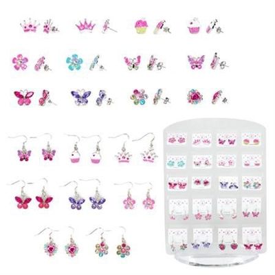 Pink Poppy Pierced Earring