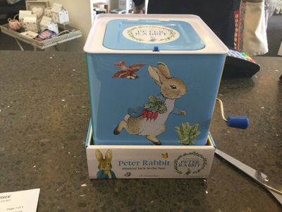 Peter Rabbit Musical Jack in the Box