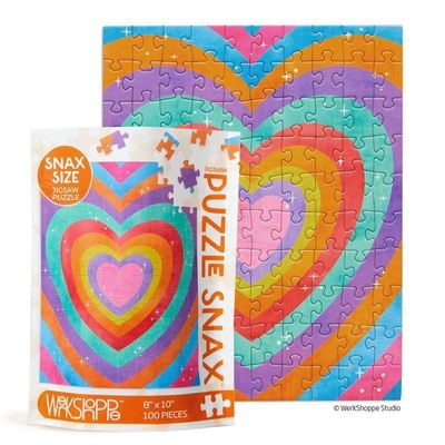 Velvet Heart 100 pc Puzzle Snax