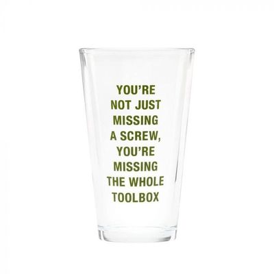 Pint Glass - Missing a Screw