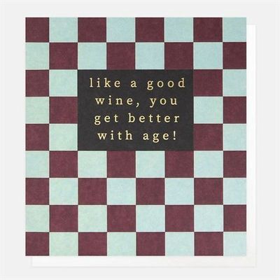 Like A Good Wine Birthday Card