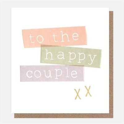 To The Happy Couple Wedding Card