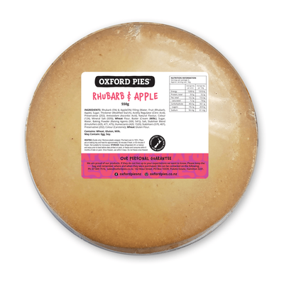 Family Rhubarb and Apple Pie - 550g