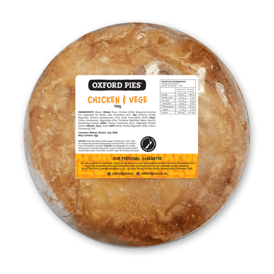 Family Chicken and Vege Pie - 650g