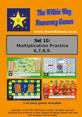 Set 10 Multiplication Practice 6,7,8,9