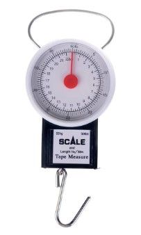 Dial Face Scale 50Lbs/1m Tape Measure