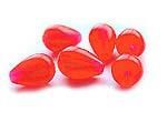 Teardrop Salmon Red Beads