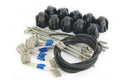 Long Grip Assembly Kit Black - Long Tail Wires (10 pc set)