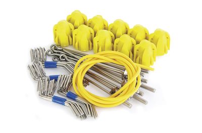 Standard Grip Assembly Kit Yellow - Short Tail Wires (10 pc set)