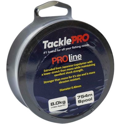 TacklePro ProLine 8.0kg/15lb - 754m Spool