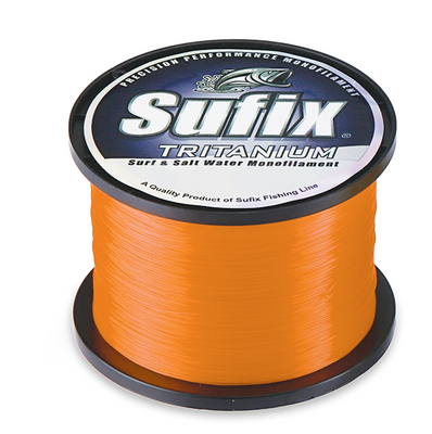 Sufix Tritanium Surf 1000M Neon Orange 14lb / 6.3kg