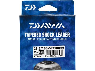 DAIWA  ARRACHE TAPERED SHOCK LEADERS Clear	0.57-0.23mm