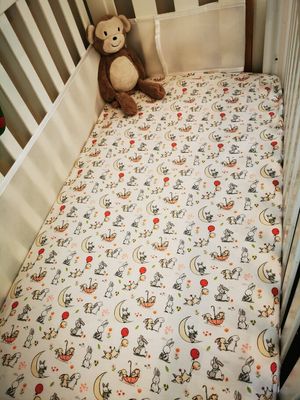 Handmade Fitted Flannelette Cot Sheets