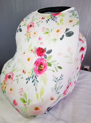 Floral Multi-use Baby Capsule Cover